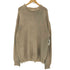 ザラ ZARA ダメージ加工 ラウンドネック ニット セーター メンズ import:XL