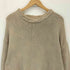 ザラ ZARA ダメージ加工 ラウンドネック ニット セーター メンズ import:XL