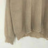 ザラ ZARA ダメージ加工 ラウンドネック ニット セーター メンズ import:XL