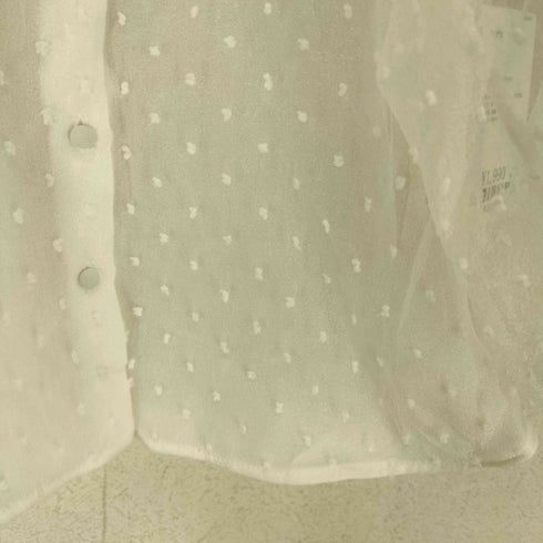 ザラ ZARA シースルー シャツブラウス レディース M
