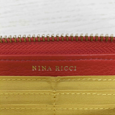 ニナリッチ NINA RICCI レザー 長財布 レディース