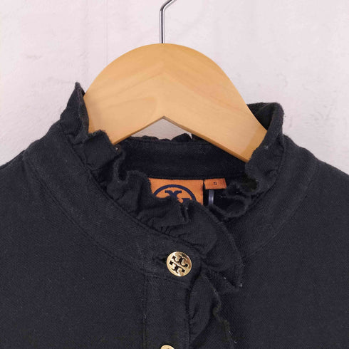 トリーバーチ TORY BURCH フリルポロシャツ レディース S