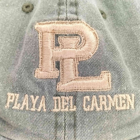 PLAYA DEL CARMEN ロゴ刺繍 キャップ メンズ