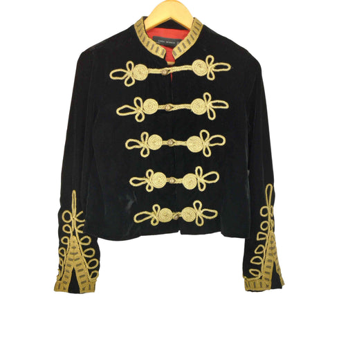 ザラ ZARA ベロアナポレオンジャケット レディース import:S