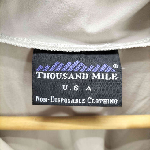 サウザンドマイル THOUSAND MILE 24SS コラボ ハーフジップ ハイネック ノースリーブ ナイロン ポリ ワンピース レディース