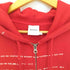WISH FOR EVER HEAVY WEIGHT ERROR LOGO PRINT DOUBLE ZIP HOODI ヘビーウエイトエラーロゴプリントダブルジップフーディ メンズ import:M