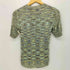ミッソーニ MISSONI イタリア製 マルチボーダー クルーネック S/S サマーニット レディース JPN:1