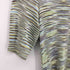 ミッソーニ MISSONI イタリア製 マルチボーダー クルーネック S/S サマーニット レディース JPN:1