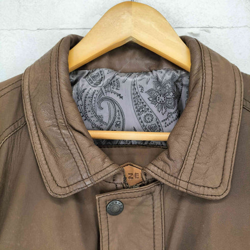 COLZER lamb leather ラムレザー ブルゾン ジャケット レディース import:M