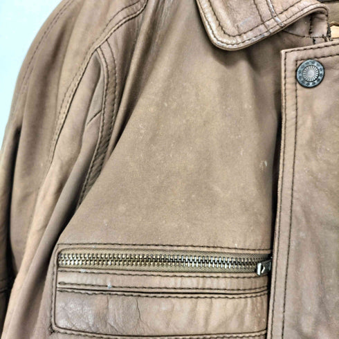 COLZER lamb leather ラムレザー ブルゾン ジャケット レディース import:M