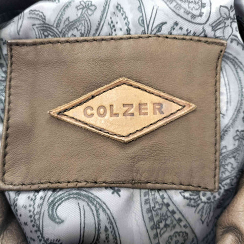 COLZER lamb leather ラムレザー ブルゾン ジャケット レディース import:M