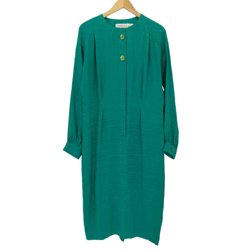 リズクレイボーン LIZ Claiborne シルク100% 総柄ワンピース レディース 10