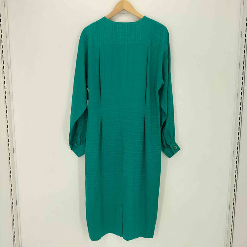 リズクレイボーン LIZ Claiborne シルク100% 総柄ワンピース レディース 10