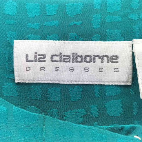 リズクレイボーン LIZ Claiborne シルク100% 総柄ワンピース レディース 10