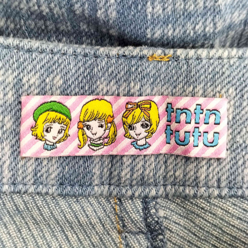 フリルデザイン チェック フレアパンツ レディース