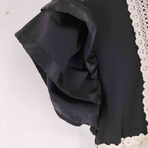 レースフリルデザイン S/S ワンピース レディース JPN:L