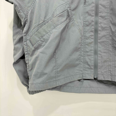 ユニクロユー UNIQLO U 25SS フーデッドブルゾン グレー Mサイズ メンズ JPN:M