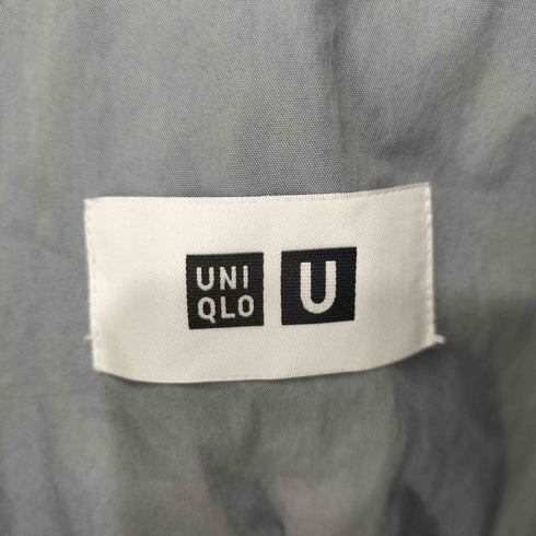 ユニクロユー UNIQLO U 25SS フーデッドブルゾン グレー Mサイズ メンズ JPN:M