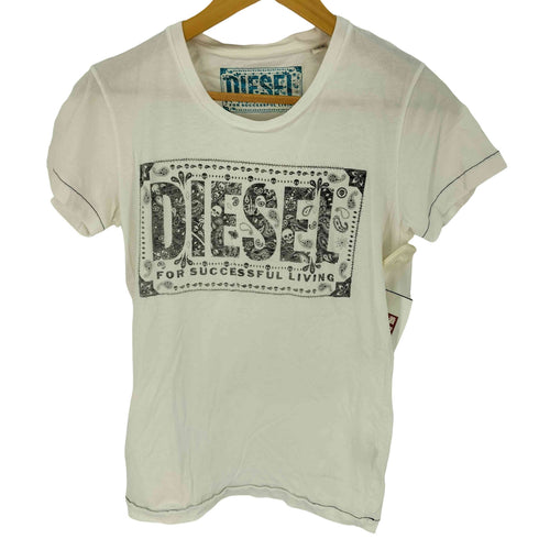 ディーゼル DIESEL スカル ペイズリー Tシャツ メンズ import:XS
