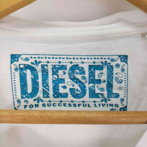 ディーゼル DIESEL スカル ペイズリー Tシャツ メンズ import:XS