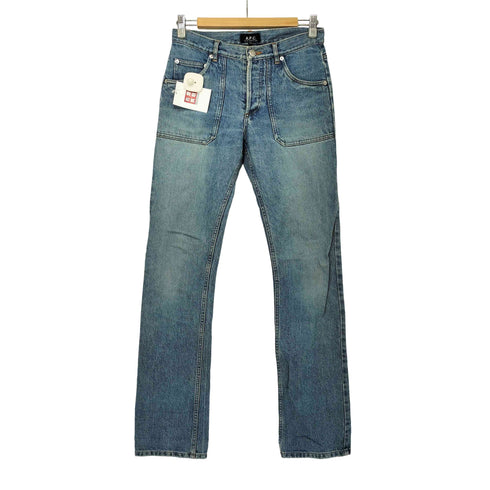 アーペーセー A.P.C. ボタンフライ ベイカー型 スリム ストレート デニム レディース 26