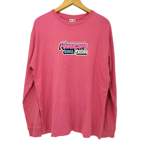 エックスガール X-girl × POWER PUFF GIRLS L/S Tシャツ ロンT レディース ONE SIZE