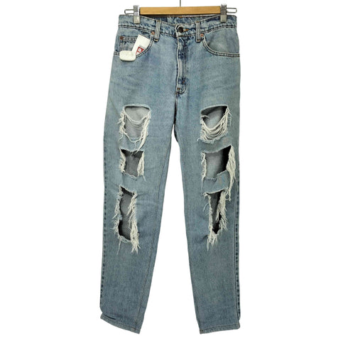リーバイス Levis 90s 550 ダメージ スキニー デニム パンツ レディース L