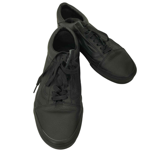 バンズ VANS OLD SKOOL LEATHER BLACK オールドスクール レザー ブラック メンズ JPN:28