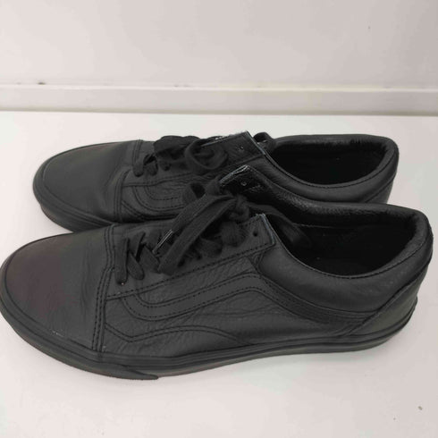 バンズ VANS OLD SKOOL LEATHER BLACK オールドスクール レザー ブラック メンズ JPN:28