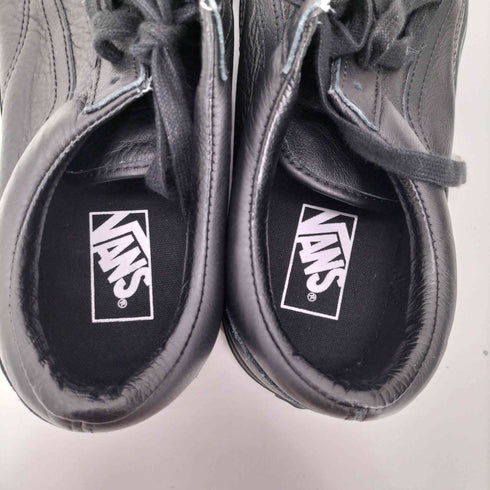 バンズ VANS OLD SKOOL LEATHER BLACK オールドスクール レザー ブラック メンズ JPN:28