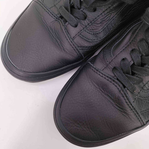 バンズ VANS OLD SKOOL LEATHER BLACK オールドスクール レザー ブラック メンズ JPN:28