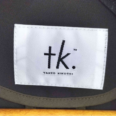 ティーケータケオキクチ tk. TAKEO KIKUCHI 360度ストレッチ ノーカラージャケット セットアップ メンズ JPN:M