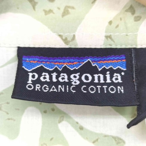 パタゴニア patagonia ポルトガル製 コットン100 総柄 シャツ メンズ import:M