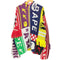 アベイシングエイプ A BATHING APE 26ss SCARF PATTERN REGULAR FIT TRACK JACKET メンズ JPN:XL