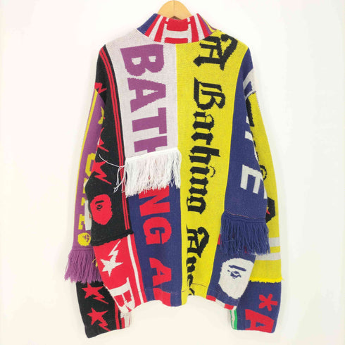 アベイシングエイプ A BATHING APE 26ss SCARF PATTERN REGULAR FIT TRACK JACKET メンズ JPN:XL