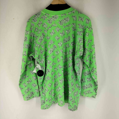 イーアールエル ERL ALL OVER LOGO PRINT T SHIRT メンズ import:L