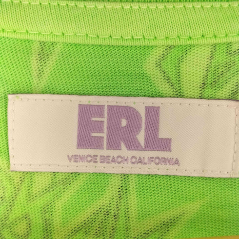 イーアールエル ERL ALL OVER LOGO PRINT T SHIRT メンズ import:L