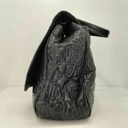 ヴィヴィアンウエストウッド Vivienne Westwood パイソン 型押し オーブ ハンドバッグ レディース
