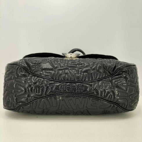 ヴィヴィアンウエストウッド Vivienne Westwood パイソン 型押し オーブ ハンドバッグ レディース