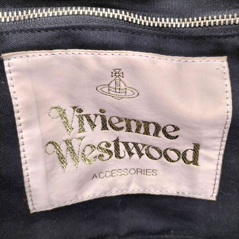 ヴィヴィアンウエストウッド Vivienne Westwood パイソン 型押し オーブ ハンドバッグ レディース