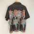REBELIOUS RBLS OG TEXTILE PALM TREE OPEM COLLAR SHIRT domestic メンズ XL