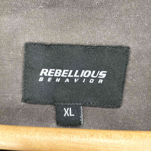REBELIOUS RBLS OG TEXTILE PALM TREE OPEM COLLAR SHIRT domestic メンズ XL