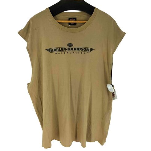 ハーレーダビッドソン HARLEY-DAVIDSON 00S グラフィックプリント ノースリーブ Tシャツ メンズ 3XL