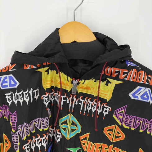 グッチ GUCCI Metal Logo Nylon Jacket メタル ロゴ ナイロンジャケット メンズ 46