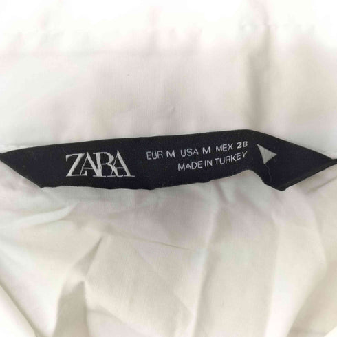 ザラ ZARA バックオープンチュニックシャツ レディース import:M