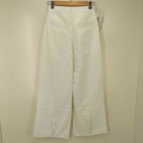 チュクラ chUclla バックスリット コットンスラックス レディース JPN:S