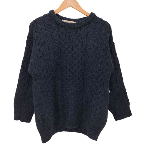 ARAN SWEATER MARKET アイルランド製 フィッシャーマンセーター メンズ import:L