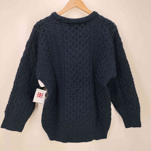 ARAN SWEATER MARKET アイルランド製 フィッシャーマンセーター メンズ import:L