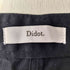 Didot.showroom デザインステッチ コットンパンツ レディース JPN:S