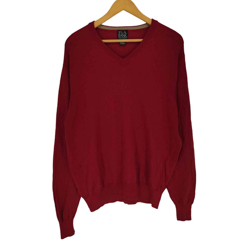 JOS A.BANK 100%ITALIAN MIRINO WOOL Vネックニット メンズ import:M
